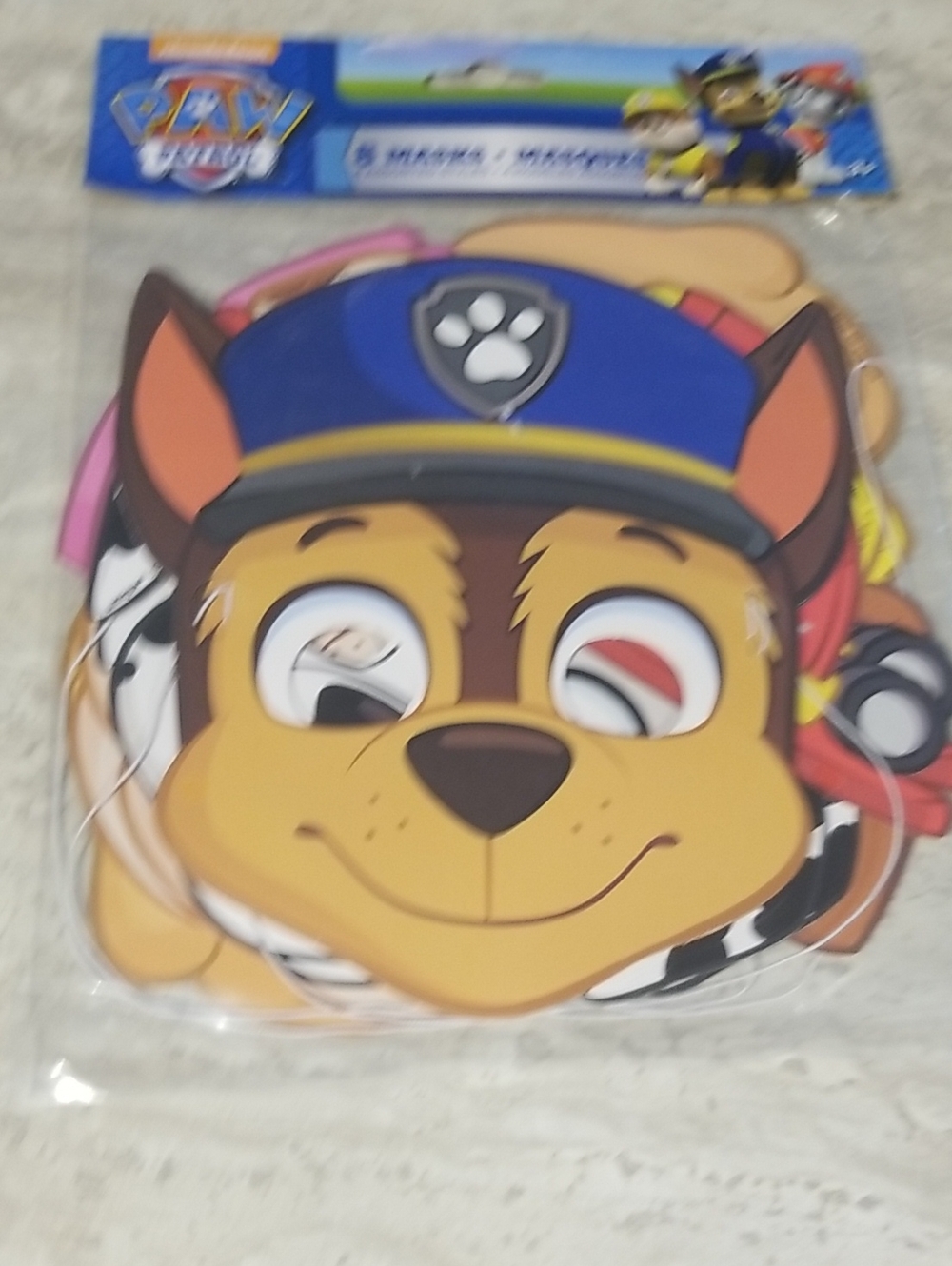 Paw Patrol Face Mask Party Pack - 8 Assorted Styles